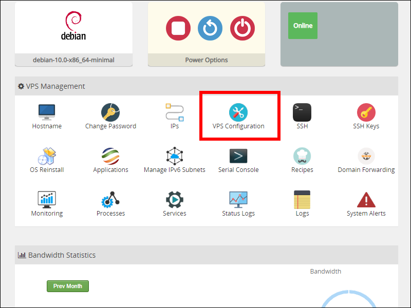 VPS Configuration in OpenVZ